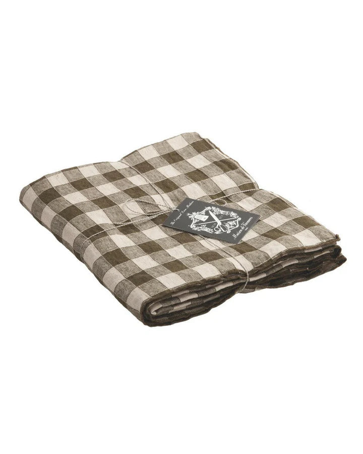 Nappe Bourdon Toile Vintage Vichy