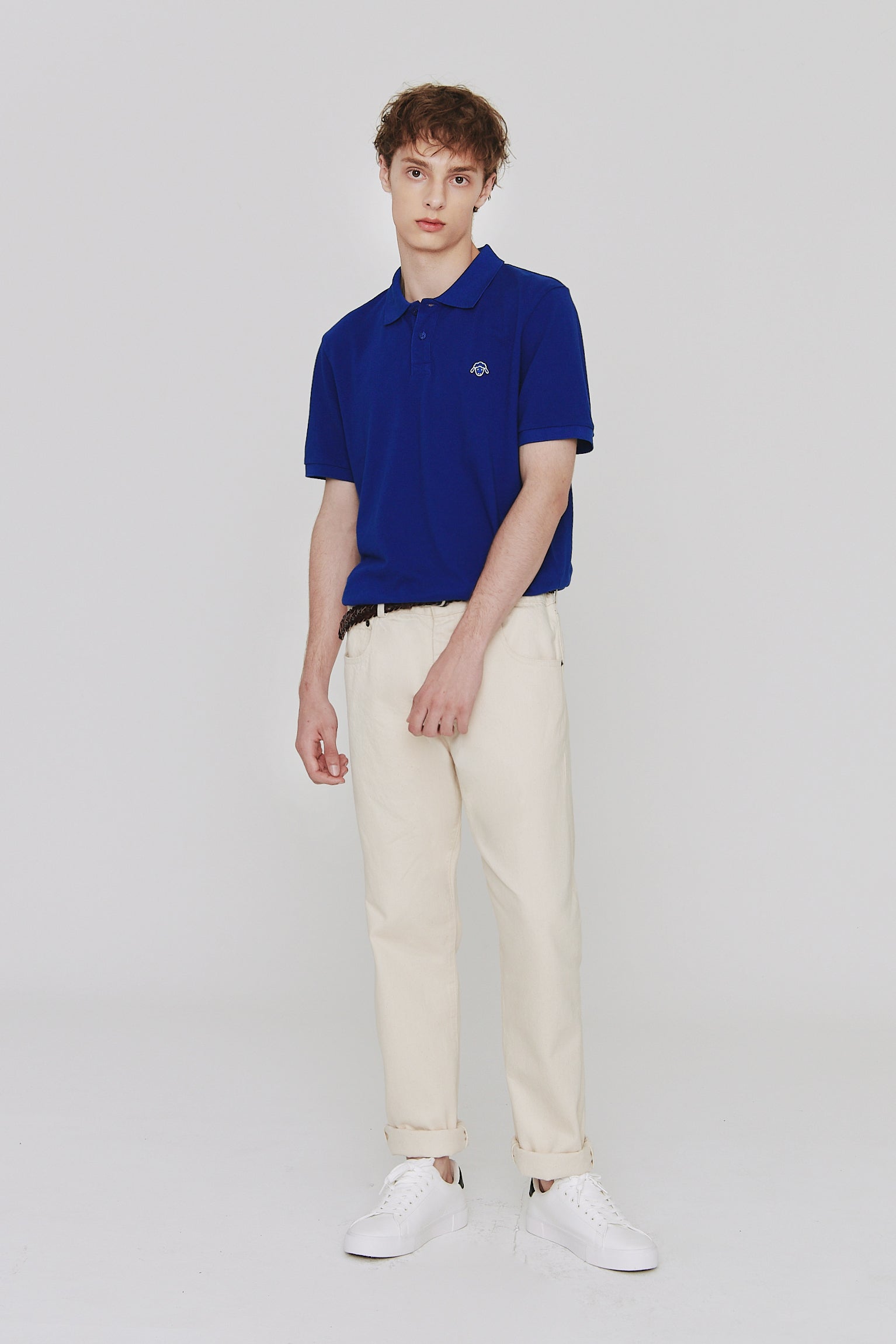 Timan - Polo avec patch mouton
