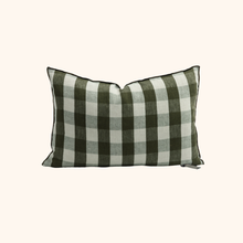 Coussin Lin Lavé Vichy Cottage*