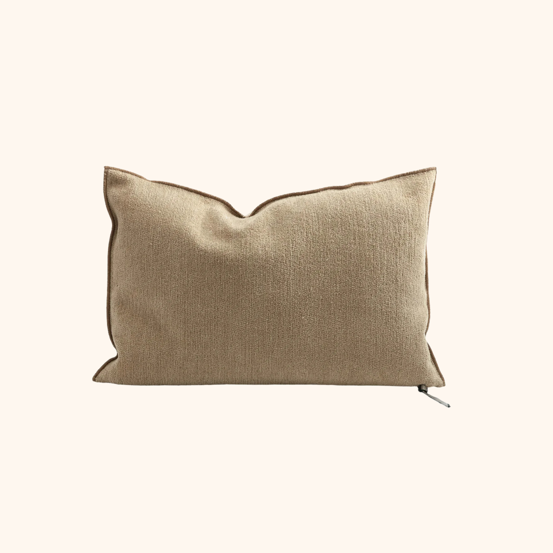 Vice Versa Cushion Upcycled Tufted Canvas