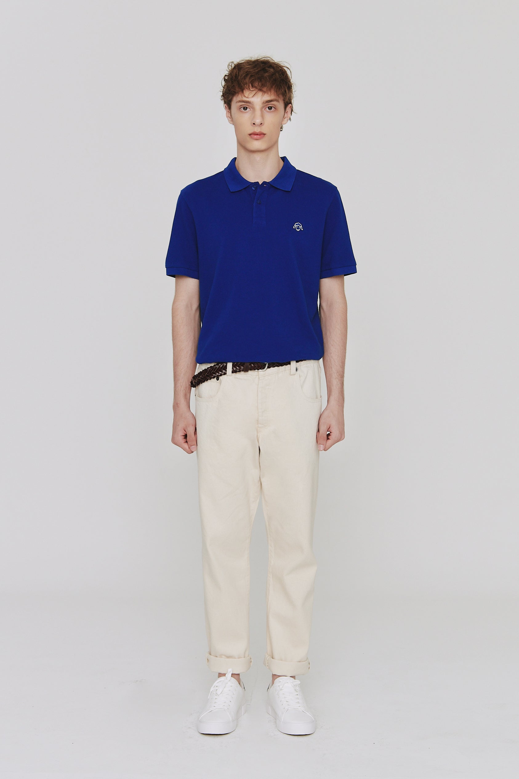 Timan - Polo avec patch mouton