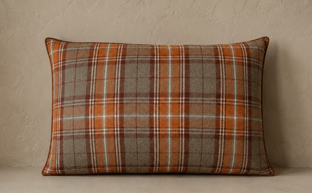 Coussin Vice Versa Drap de Laine Highlander