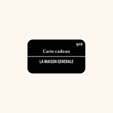 Carte-cadeau La Maison Générale