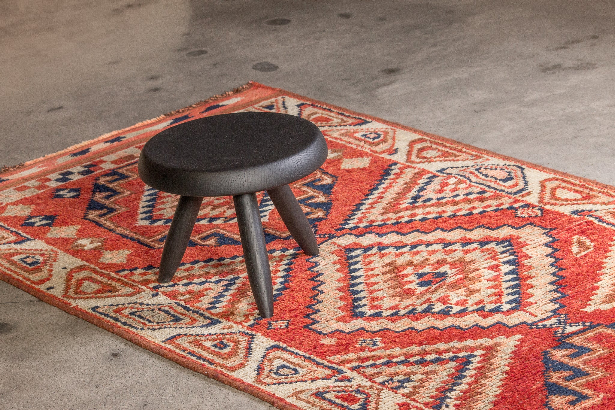 Tapis Herki 100% laine noué à la main - 99cm x 355cm