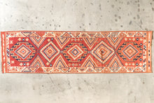 Tapis Herki 100% laine noué à la main - 99cm x 355cm