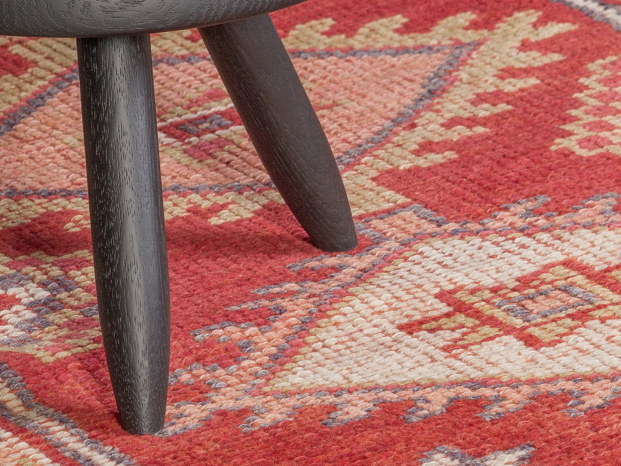 Tapis Herki 100% laine noué à la main - 87cm x 395cm