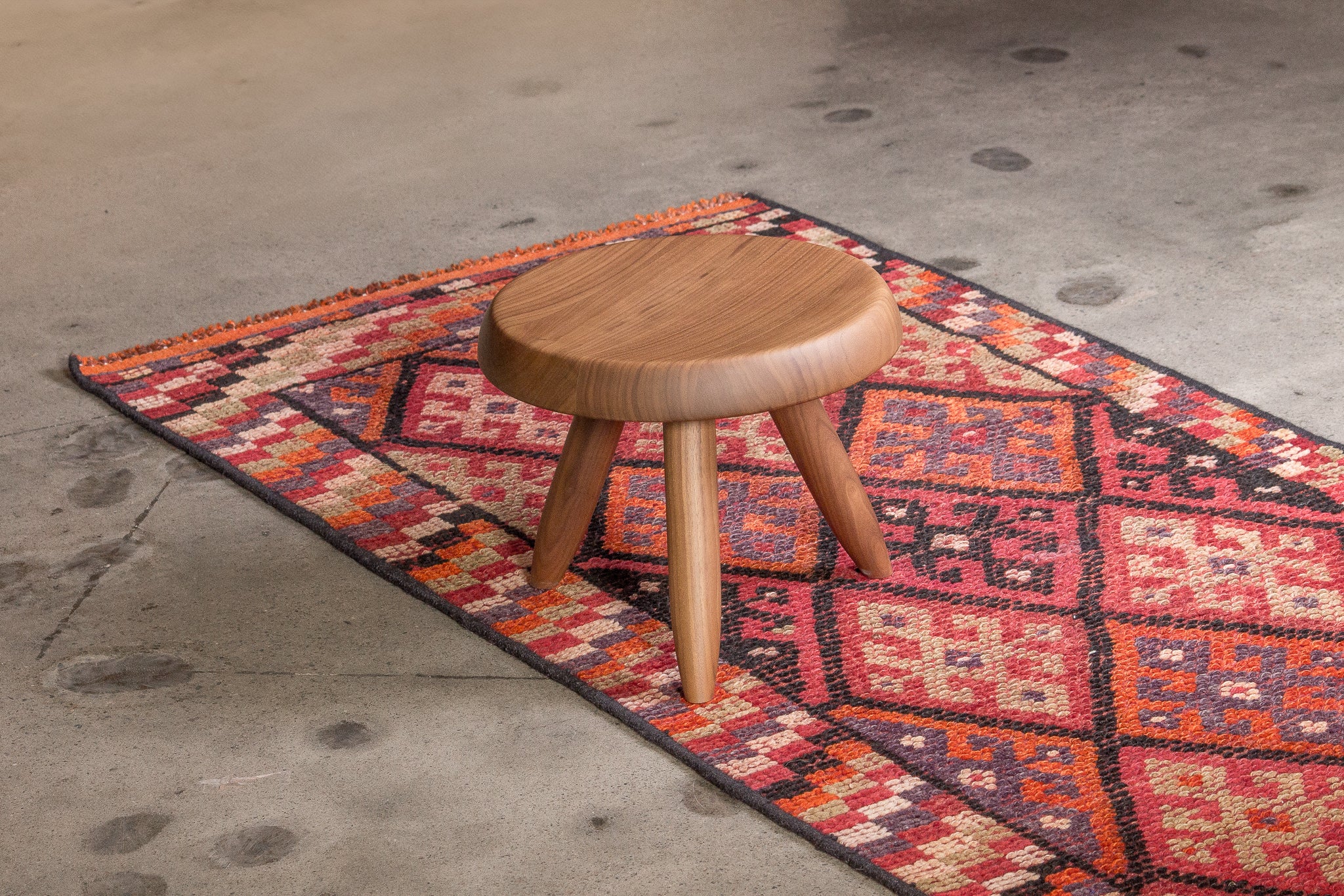 Tapis Herki 100% laine noué à la main - 78cm x 386cm