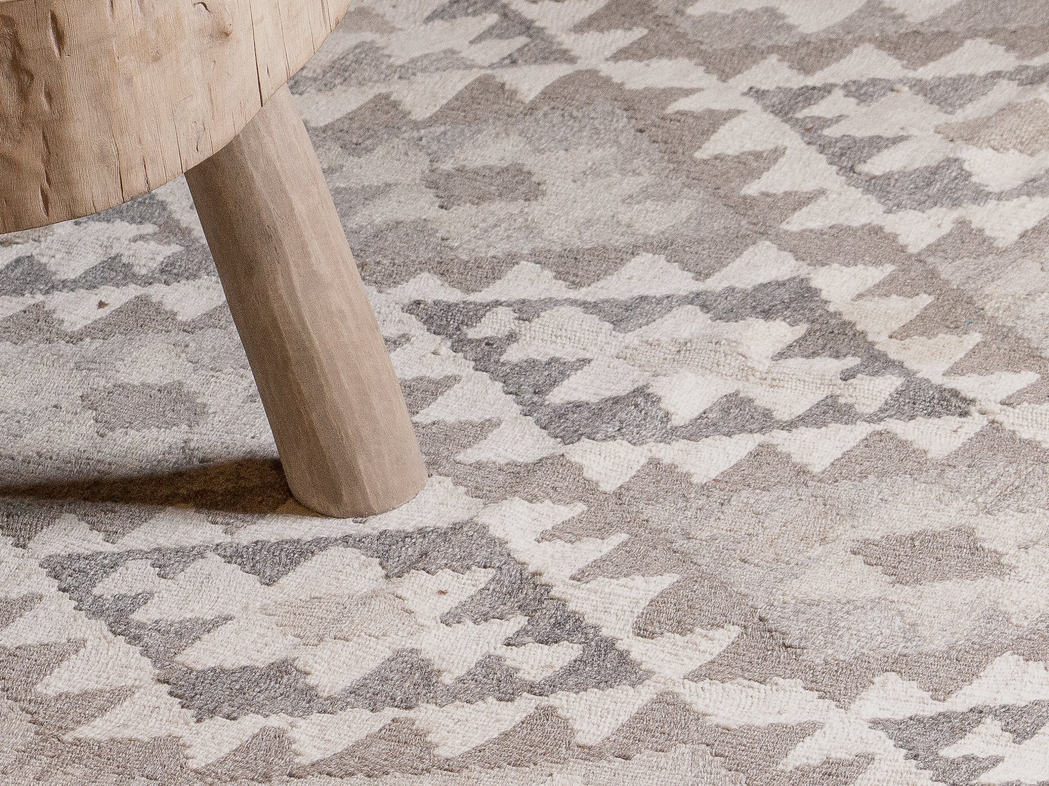 Tapis kilim maimana naturel 100% laine noué à la main - 150cm x 248cm