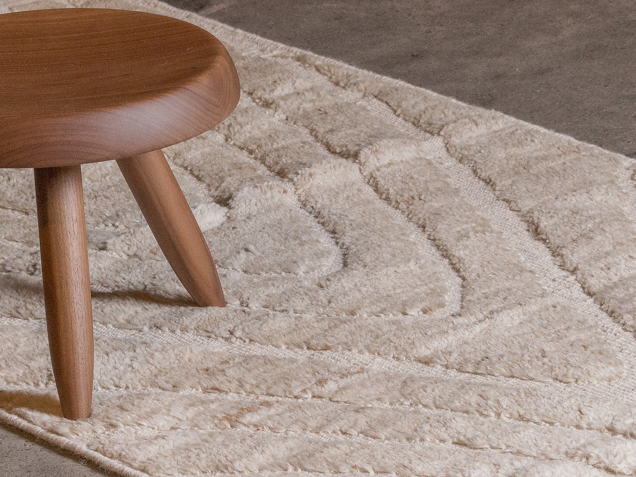 Tapis afghan 100% laine - 80cm x 390cm