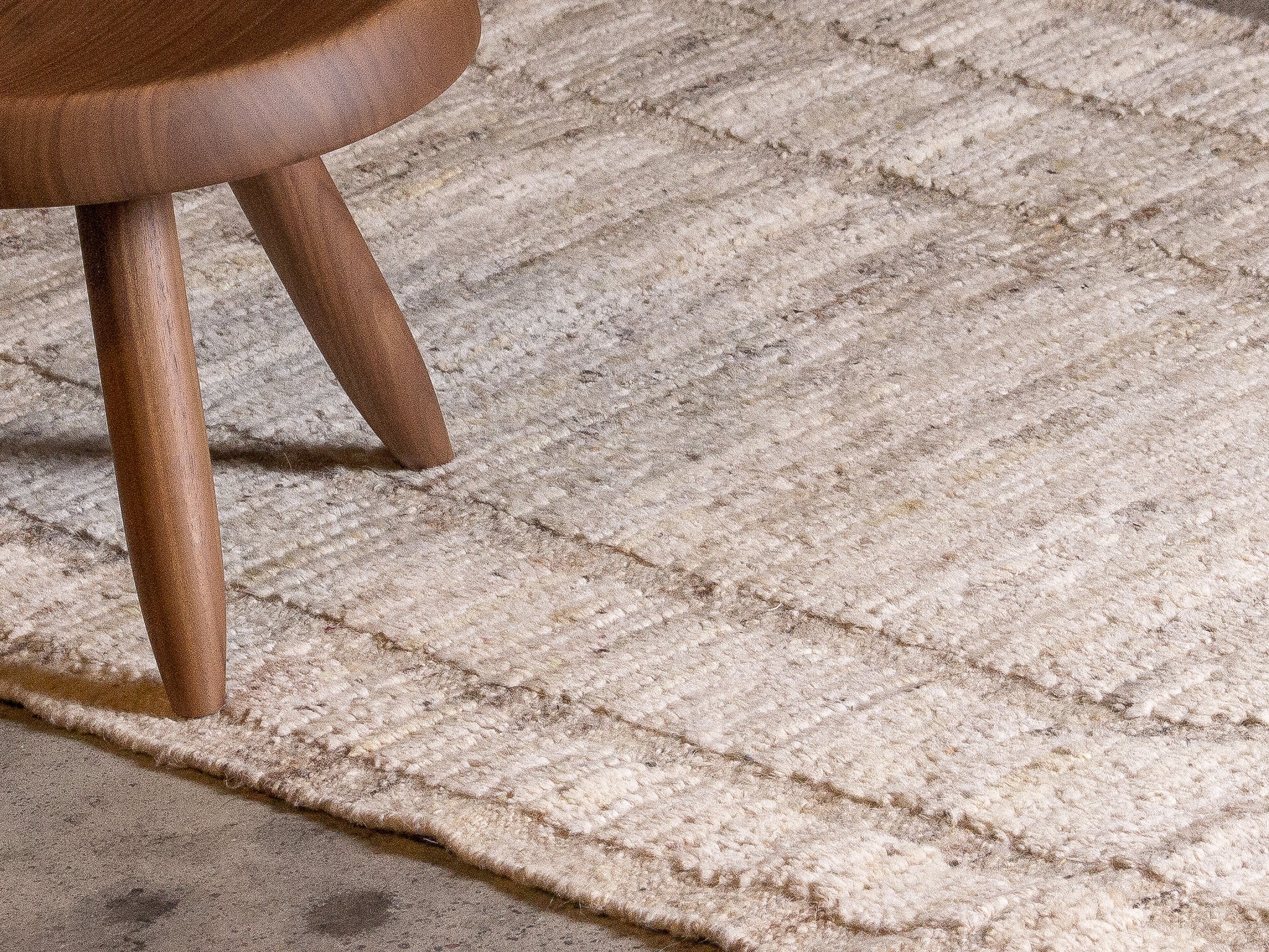 Tapis afghan 100% laine de yak - 89cm x 283cm