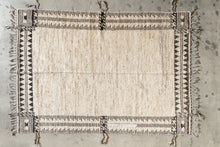 Tapis afghan 100% laine - 200cm x 290cm