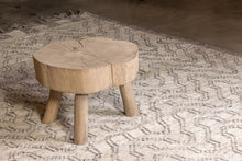 Tapis afghan beige et maron 100% laine - 308cm x 400cm