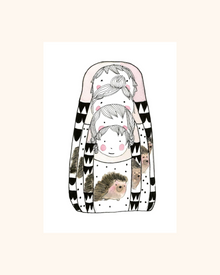 A hedgehog in the belly 