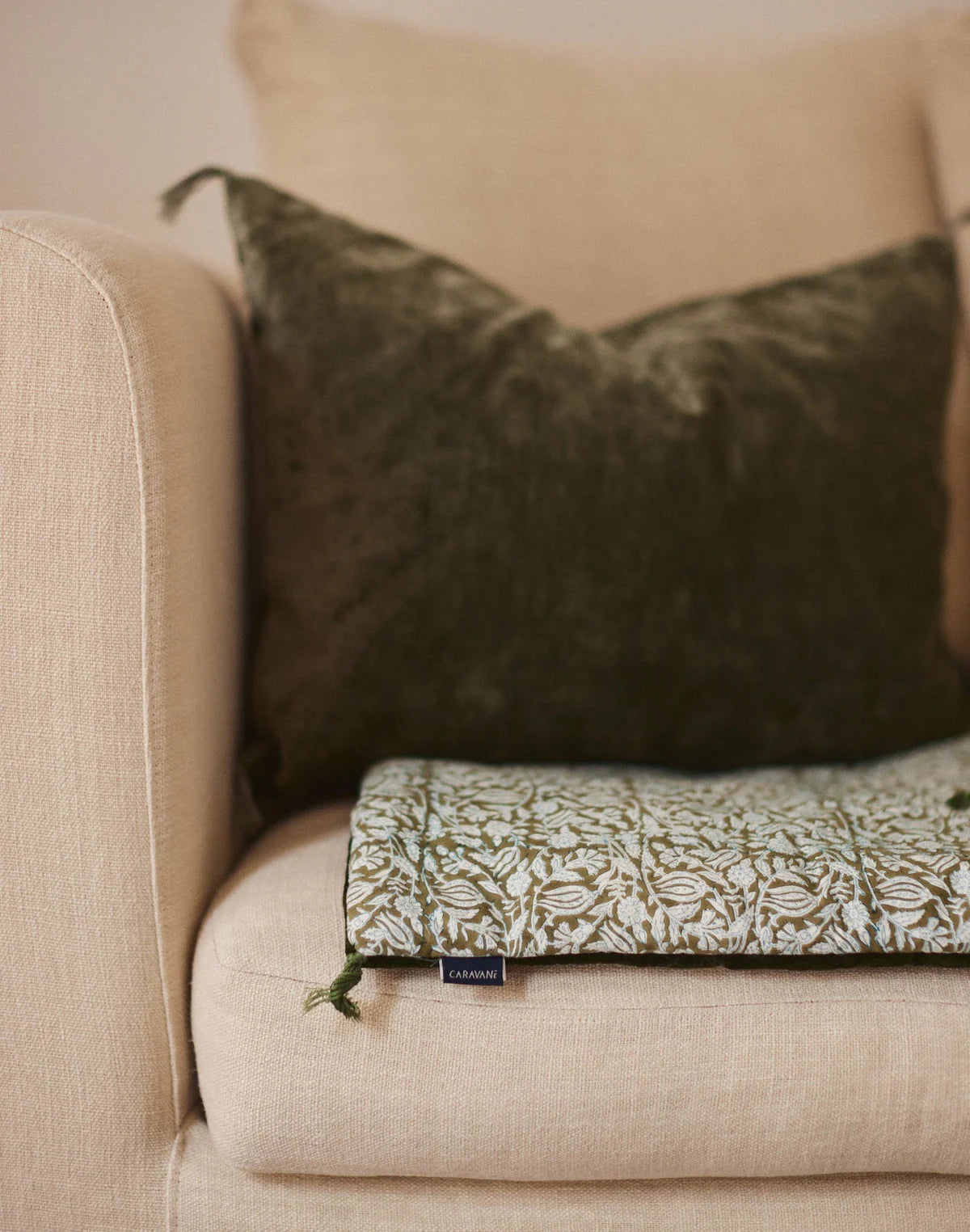 Couvre-canapé - Tulipan Laurier - 85cm x 185cm