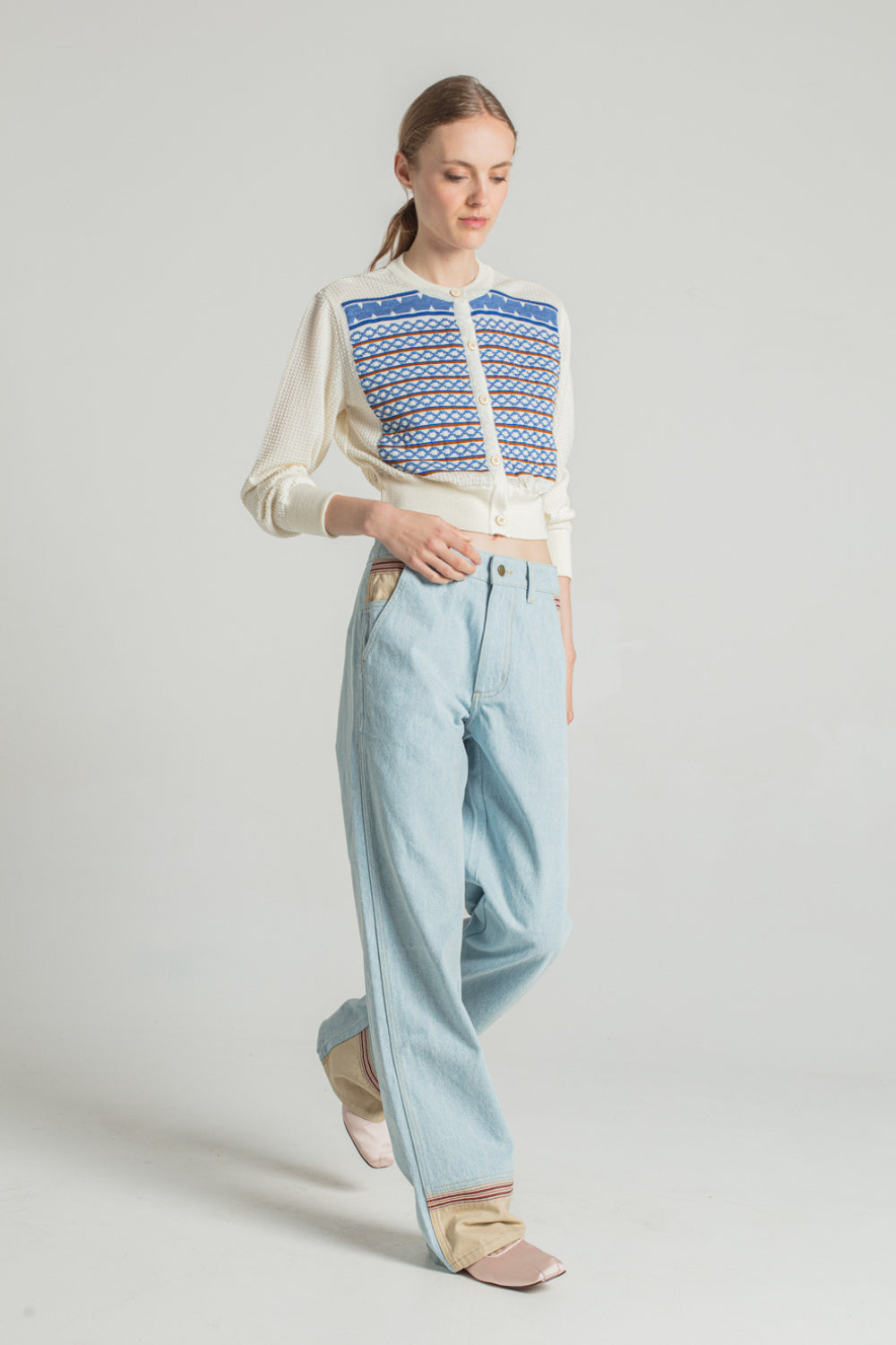 Glorina - Jacquard cardigan