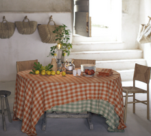 Nappe Bourdon Toile Vintage Vichy