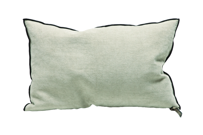 Coussin Vice Versa Chenille - Ligne Noire