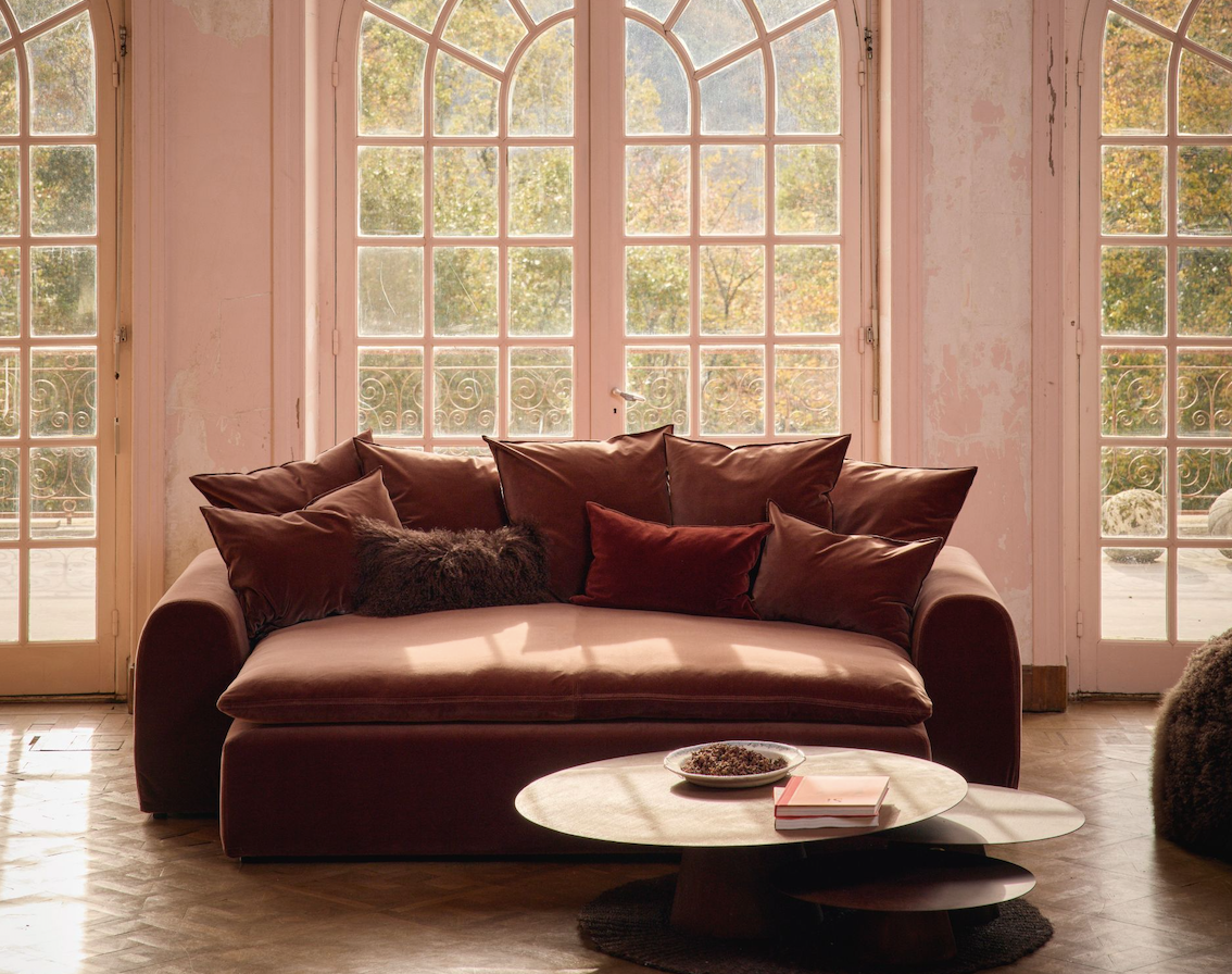 Coussin Vice Versa Velours Palazzo