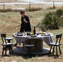 Nappe Bourdon Toile Vintage Vichy