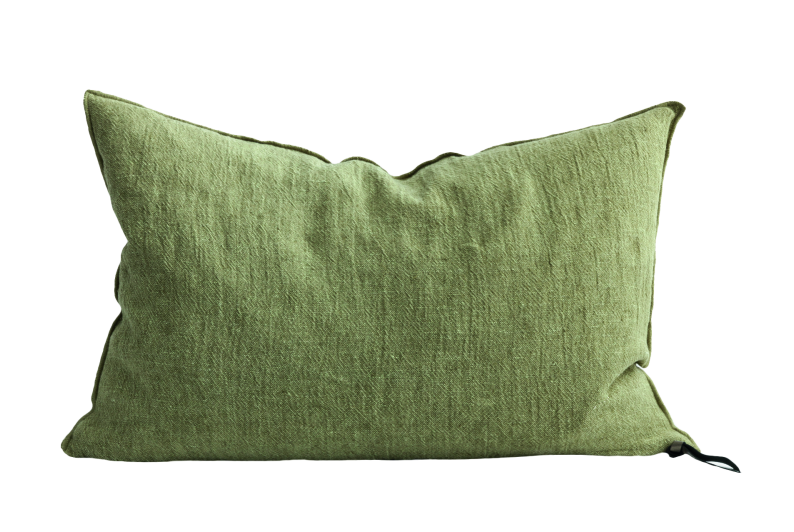 Coussin Vice Versa Crépon de Lin Lavé