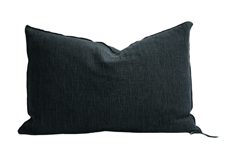 Coussin Vice Versa Crépon de Lin Lavé