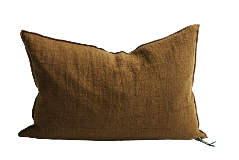 Coussin Vice Versa Crépon de Lin Lavé