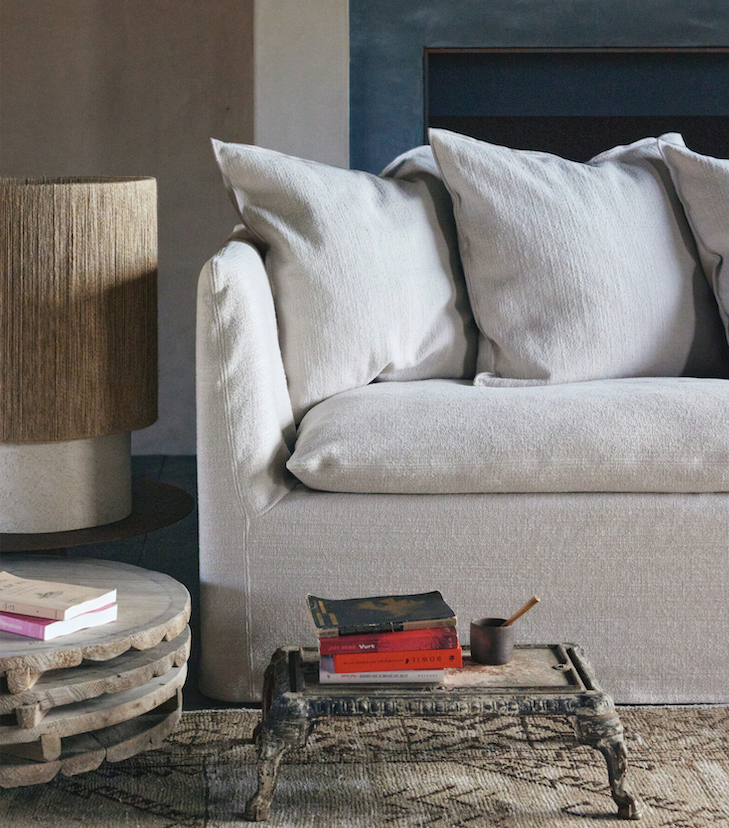 Coussin Vice Versa Toile Belsize Upcyclée