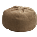 Pouf Bulle Toile de Lin Vintage / Lin