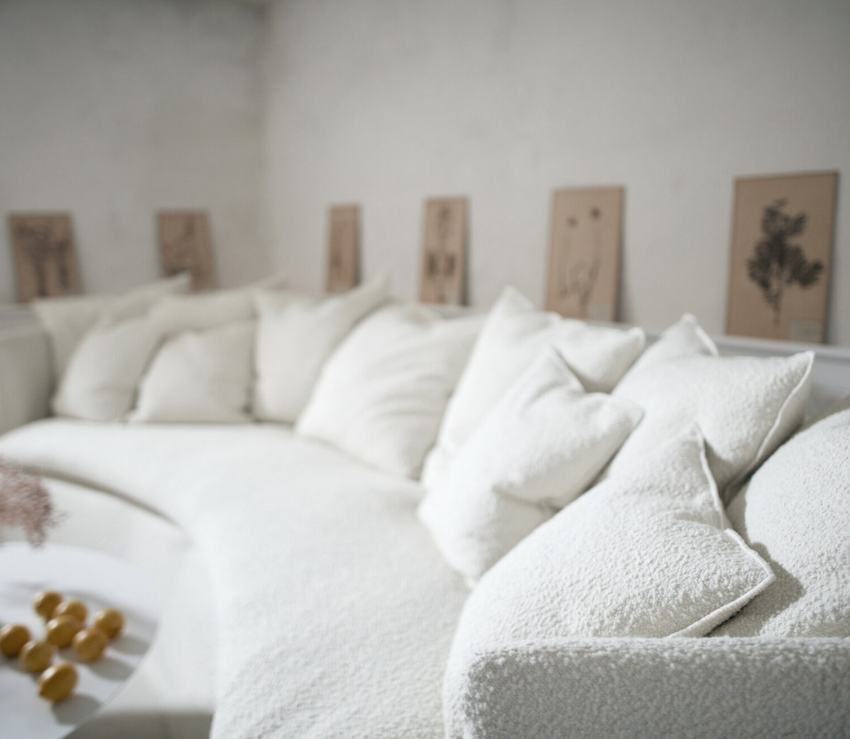 Coussin Vice Versa Toile Wooly