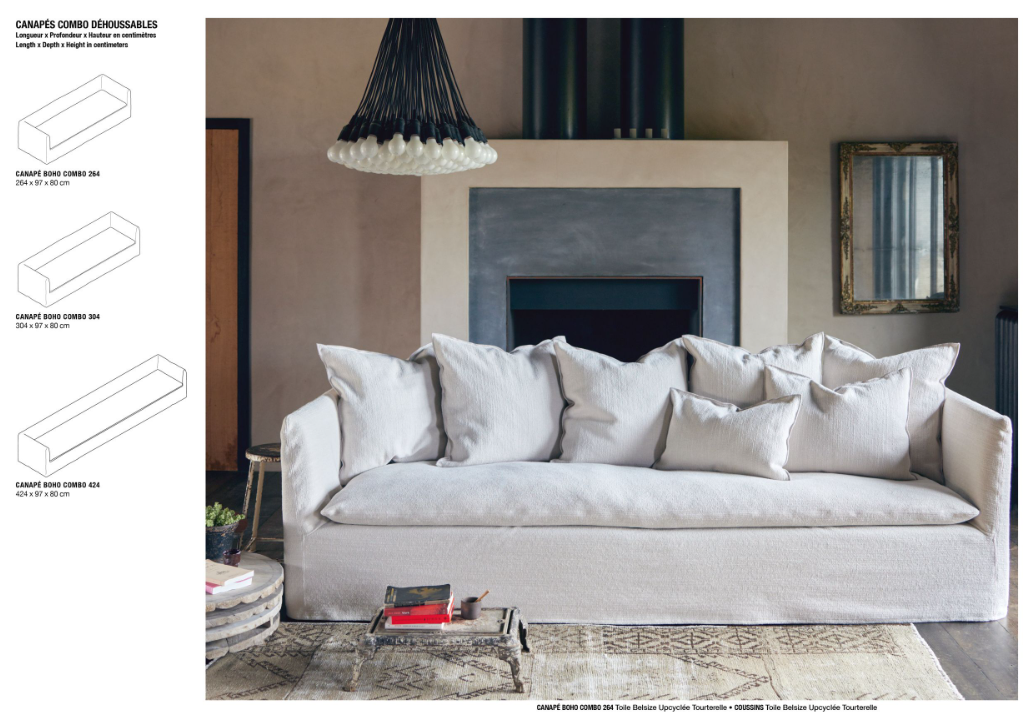 Canapé BOHO - Personnalisable