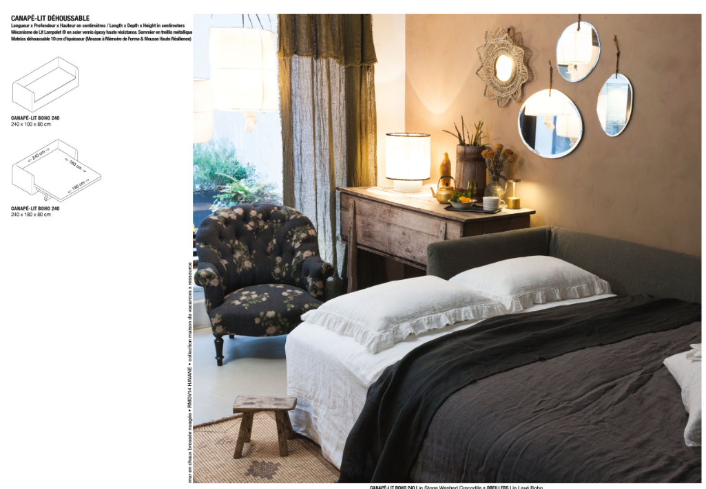Canapé BOHO - Personnalisable