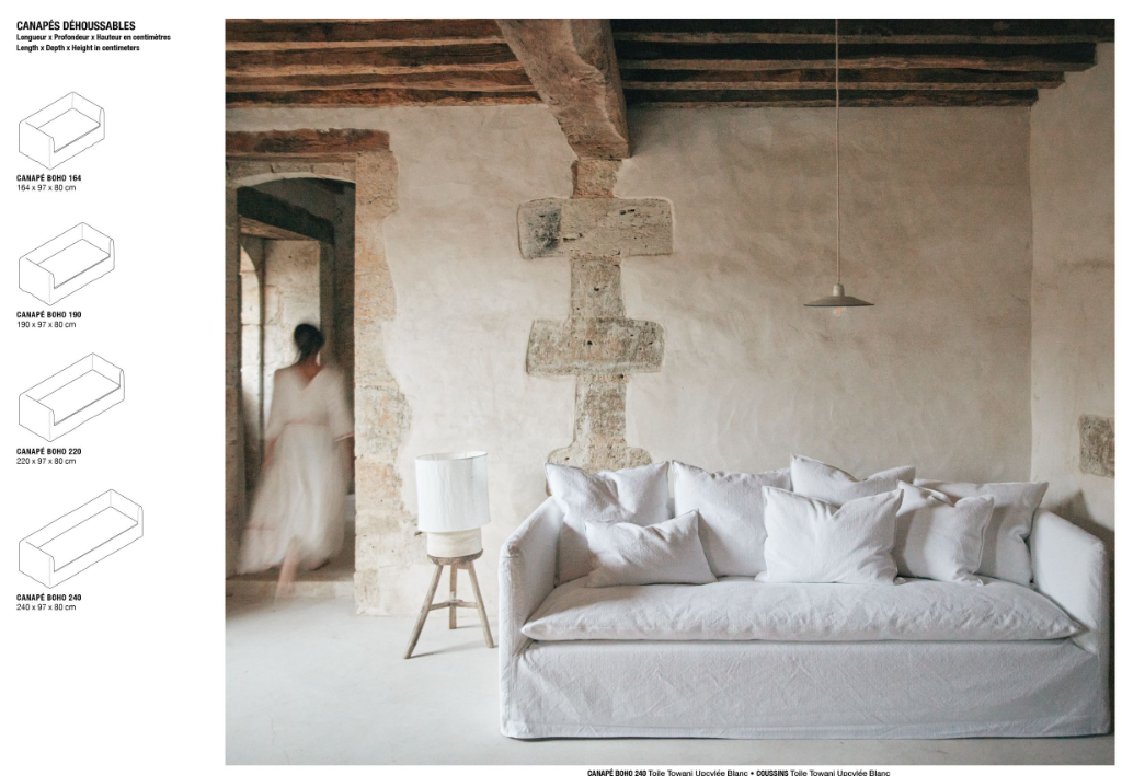 Canapé BOHO - Personnalisable