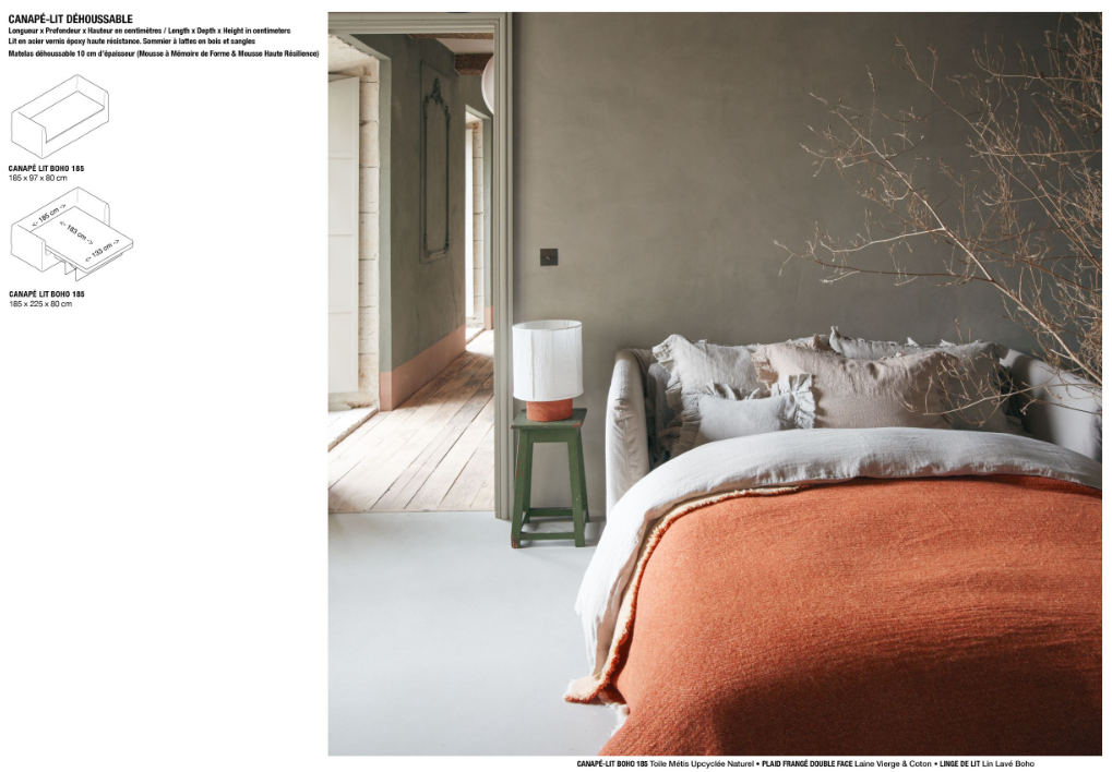 Canapé BOHO - Personnalisable