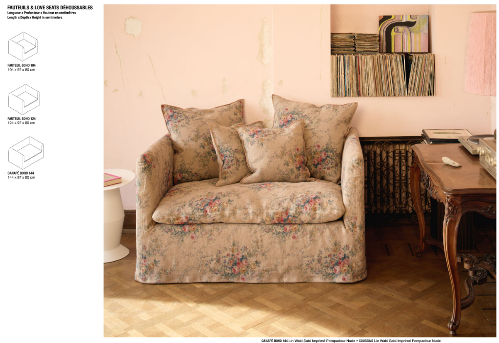 Canapé BOHO - Personnalisable