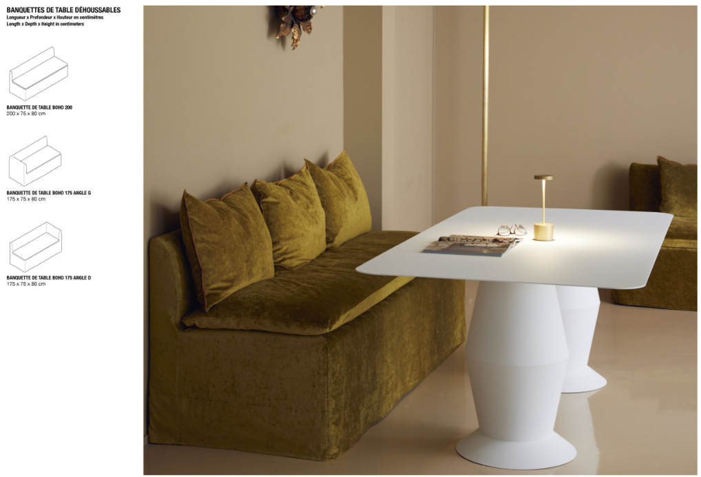 Canapé BOHO - Personnalisable