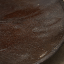 Assiette creuse foncée en bois cocotier - Pièce unique