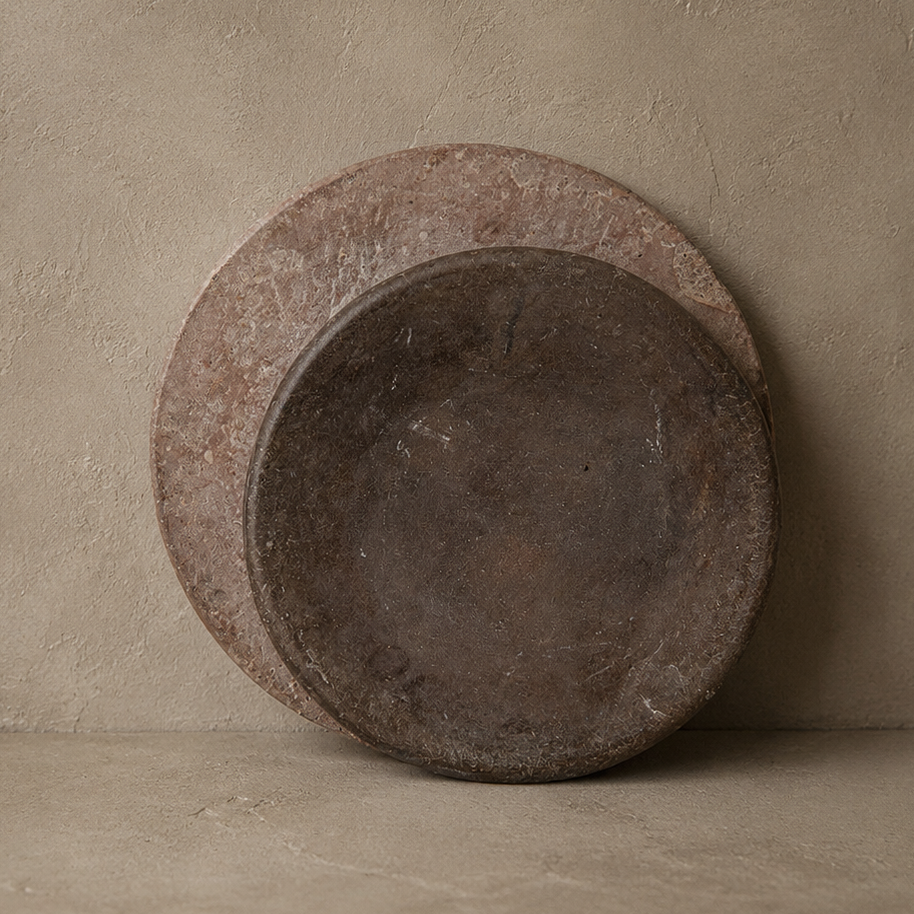 Soapstone chapati dish - Unique piece
