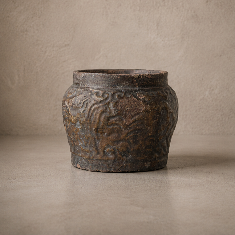 Pots d'herboristerie émaille - Pièce unique