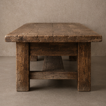 Banc en orme ancien - Pièce unique
