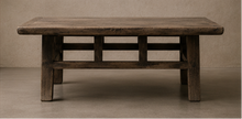 Table basse en orme carrée - Pièce unique