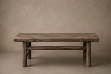 Table basse rectangulaire en orme - Pièce unique