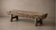 Table basse en orme massif - Pièce unique