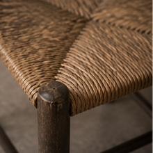 Petite chaise assise paillée - Pièce unique