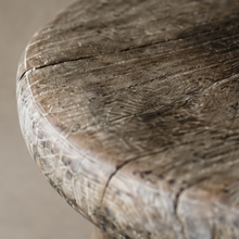 Tabouret rond ancien - Pièce unique