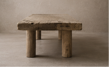 Table basse en peuplier - Pièce unique
