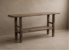 Console en noyer - Pièce unique