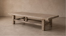 Table basse en peuplier - Pièce unique