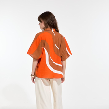 Chemise en coton - Nora Madone - Orange