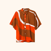 Chemise en coton - Nora Madone - Orange