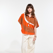 Chemise en coton - Nora Madone - Orange